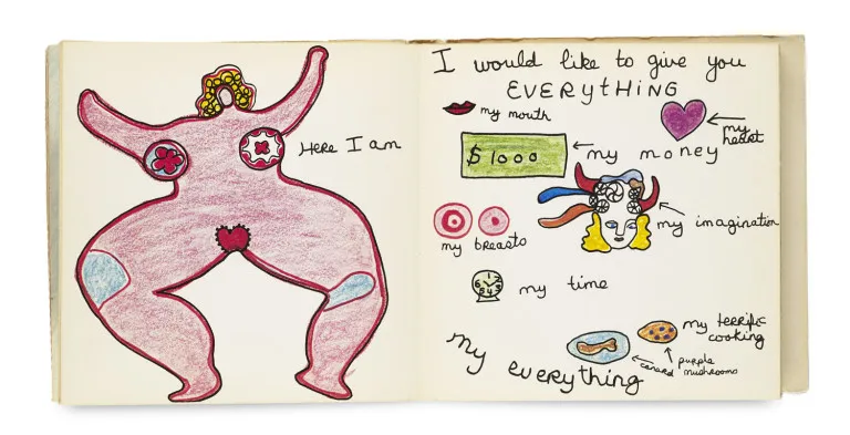 Niki de Saint-Phalle – My Love, where shall we make love? 1988
