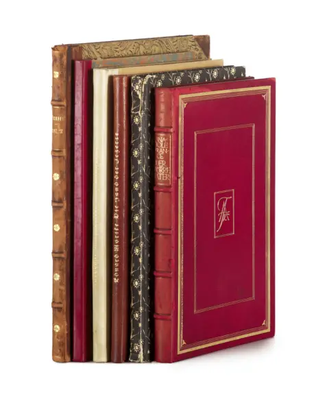 Collectie van 6 bibliofiele drukken