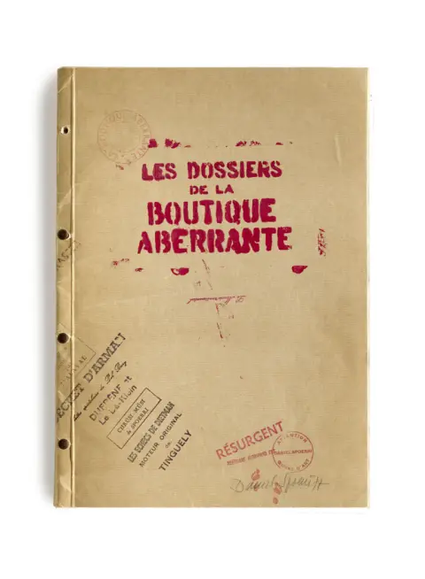 Daniel Spoerri – Les Dossiers de la boutique aberrante