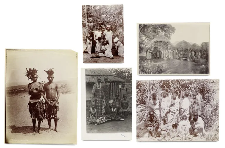 Jean Pascal Sébah u.a – Sammlung vo 32 OPhotographien mit vorwiegend ethnographischen Aufnahmen aus Afrika