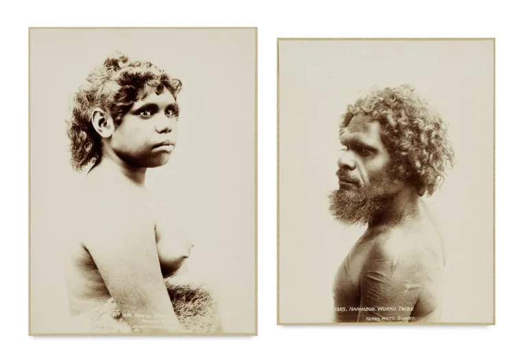 Charles Kerry – Twee portretten van Australische Aborigines