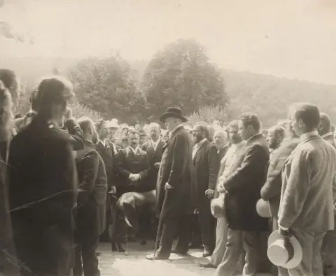 Jakob (Jacques) Pilartz – Collectie van 20 originele foto's van de kuurverblijven van Otto von Bismarck in Bad Kissingen