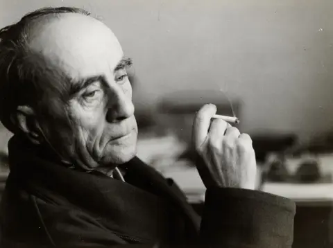József Hunyady – Lajos Kassák in zijn huis