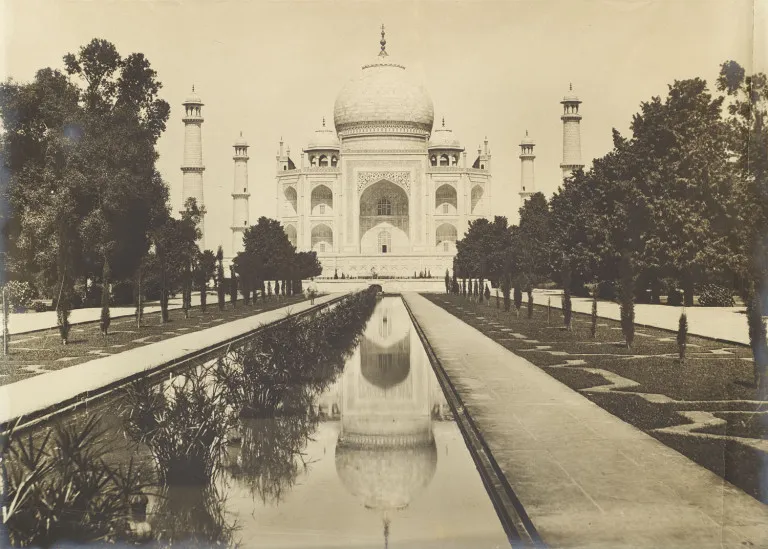 Vue grand format du Taj Mahal