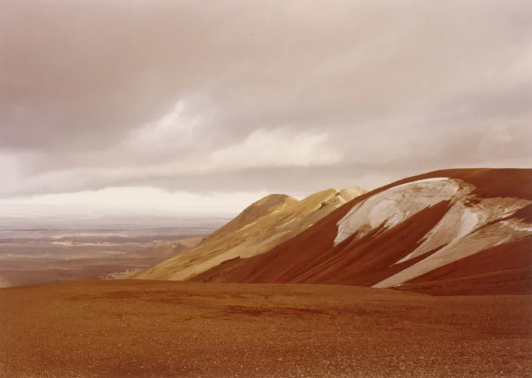 Rolf Herken – Portefeuille avec 12 (au lieu de 10) photographies couleur grand format prises durant les mois d'été 1977/78 en Islande