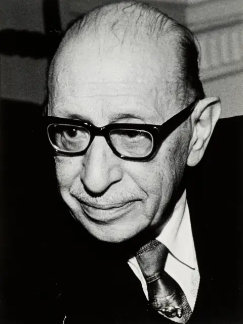 Andryej Zborski – Portrait du compositeur Igor Stravinsky