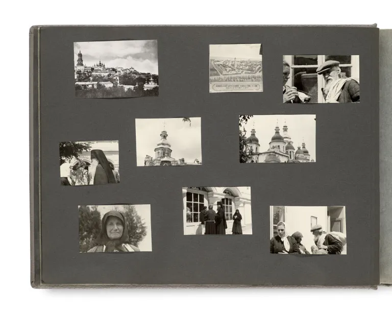 Hugo von Keyserlingk – Photo album of a four-week journey to the Soviet Union with over 200 photographs and postcards