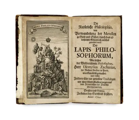 Dionysius (c.-à-d. Dénis Zacaire) Zacharias – La Philosophie naturelle, de la transformation des métaux en or et en argent, par le…