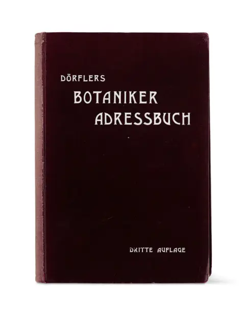 Ignaz Dörfler – Botaniker-Adressbuch