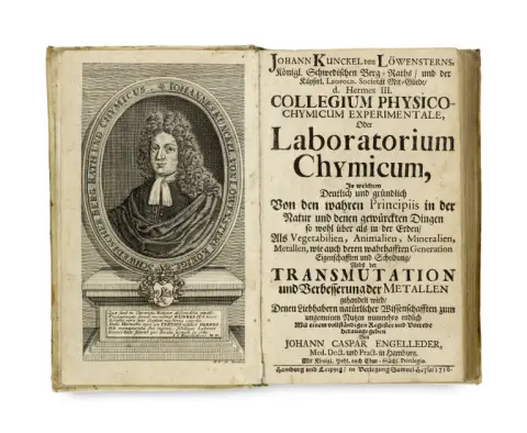 Johannes Kunckel (von Löwenstern) – Collegium Physico-Chymicum Experimentale, oder Laboratorium Chymicum, (...)