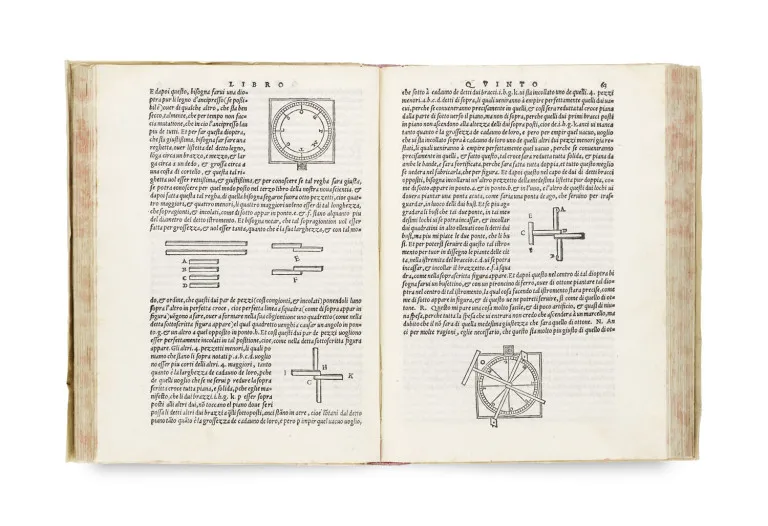 Niccolò Tartaglia – Collection volume with three important works by the mathematician and engineer Nicolò Tartaglia: I.: Quesiti et inventioni…