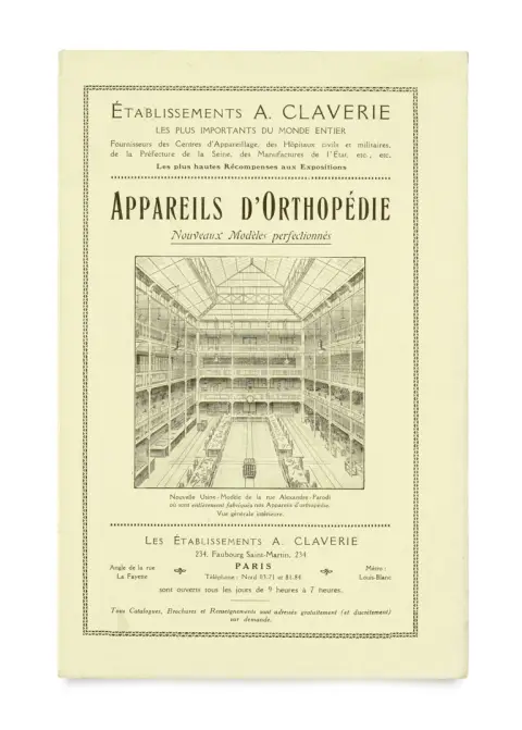 Appareils d'Orthopédie