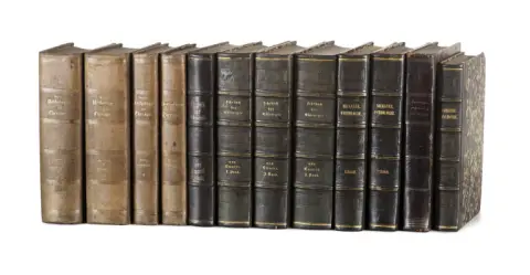 Collection de 6 ouvrages (en 12 volumes) sur la pathologie et la chirurgie