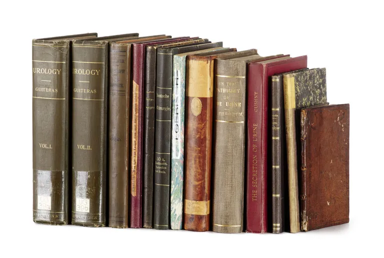 Collection de 36 ouvrages sur l'urologie, 1739 - 1917