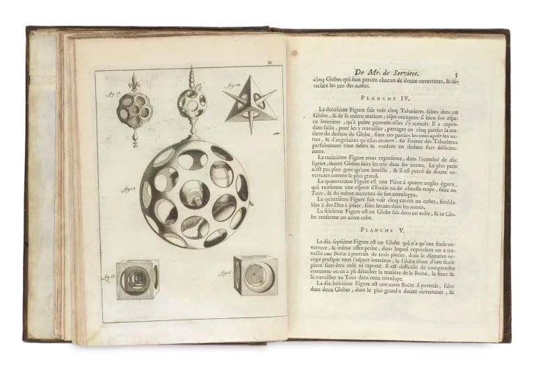 Nicolas Grollier de Servière – Recueil d'ouvrages curieux de mathématique et de mécanique, ou description du cabinet de Monsieur Grollier…