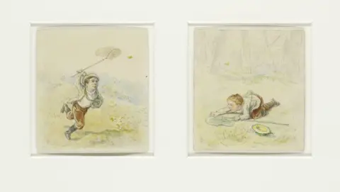 Theodor Hosemann – 2 aquarelles