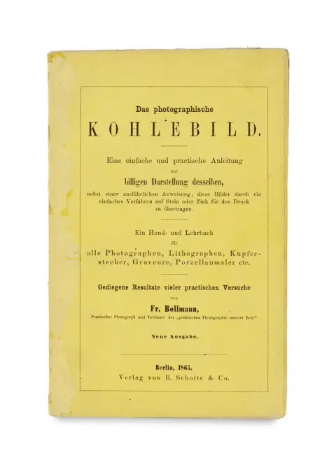 Fr Bollmann – Das photographische Kohlebild
