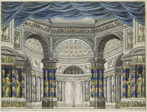 Joseph Hungermüller – Projet de décor de théâtre