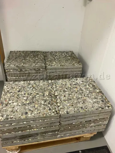 30 exposed aggregate concrete slabs