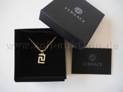 1 Versace ketting met strass