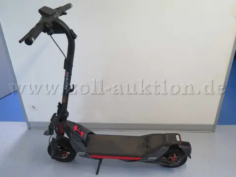 1 SEGWAY ZT3 Pro D E-Scooter (11 pouces, noir / rouge)