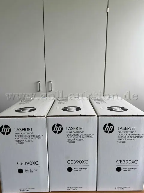 3 HP CE390XC tonercartridges