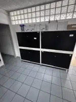 2 шкафа для документов с раздвижными дверцами, из 2 частей