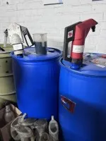 2 oil drum pumps