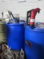 2 oil drum pumps