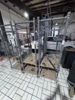 3 решетчатые транспортные тележки