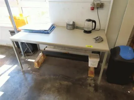 1 side table, approx. 1.80 m x 1 m, worn