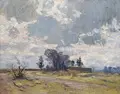 Отто Альтенкирх «Baumgruppe bei den Dünen (Vorfrühlingstag)» (Ziesar). 1934.