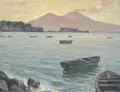 Херманн Кольманн «Везувий утром». Около 1935.