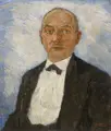 Hans Unger, Portrait of a gentleman in tailcoat. 1920.