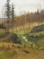 Eduard Weichberger, Early Spring Landscape near Eisenach (?). 1908.