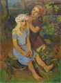 Rudolf Bergander "Mädchen". 1943.