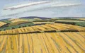 Ulrich Eisenfeld "Sommerlandschaft im Vorerzgebirge". 1984.