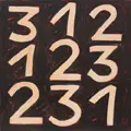 Lutz Fleischer "123". Probably late 1980s.
