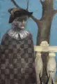 Irene Müller, Sorrowful Harlequin. Probably 1980s.