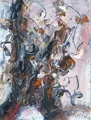 Helmut Schmidt-Kirstein, Vertrockneter Blumenstrauß. 1973.