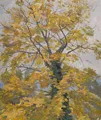 Otto Westphal, Autumn Tree. 1946.