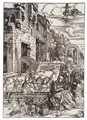 Albrecht Dürer "Aufenthalt in Ägypten". Around 1502.