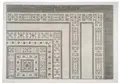 Giovanni Battista Piranesi "Disegno di una Quarta Parte di una Volta, la quale esiste in una delle antiche Fabbriche della Villa Adriana Oggidi si vede prefso alla Casa di Campagna del Sig. Conte fede". 1778.