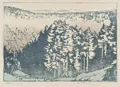 Siegfried Berndt, Winterlandschaft (Erzgebirge?) / Hügelige Landschaft / Talbrücke. Um 1913 -1914.