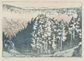 Зигфрид Берндт, Зимний пейзаж (Erzgebirge?) / Холмистый пейзаж / Мост в долине. Около 1913-1914.