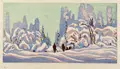 Зигфрид Берндт, Зимний лес. Вероятно 1910-е/1920-е годы.