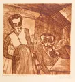 Конрад Феликсмюллер "Рабочая пара (супруги Шнабель)". 1920.