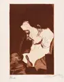 Conrad Felixmüller «Stillende Mutter». 1921.