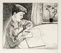 Conrad Felixmüller «Luca zeichnet». 1926.