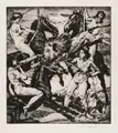 Philipp Franck "Kampf der Amazonen". 1910-е/1920-е годы.